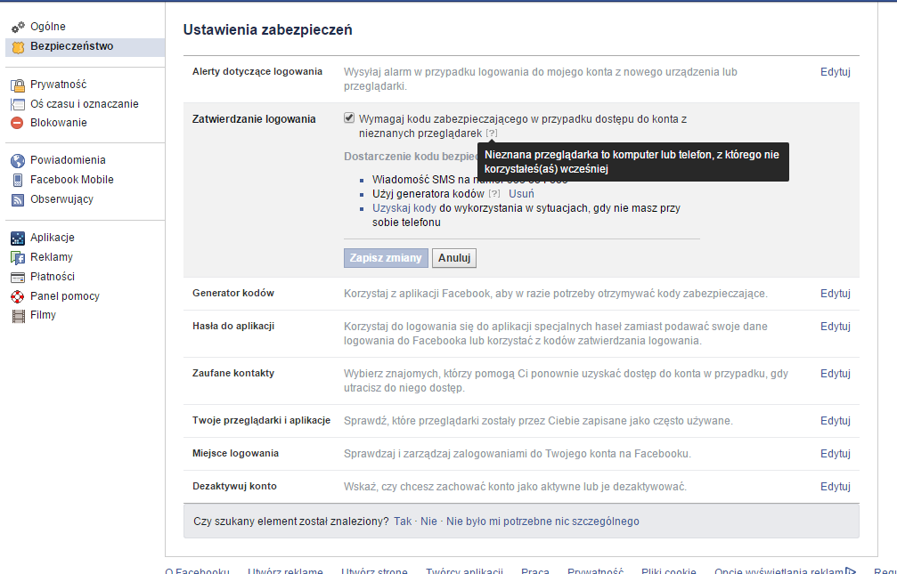 Jak zabezpieczyć konto na facebooku przed włamaniem