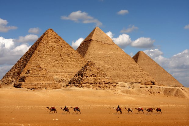 10 ciekawostek na temat starożytnego Egiptu: Wielkie piramidy egipskie