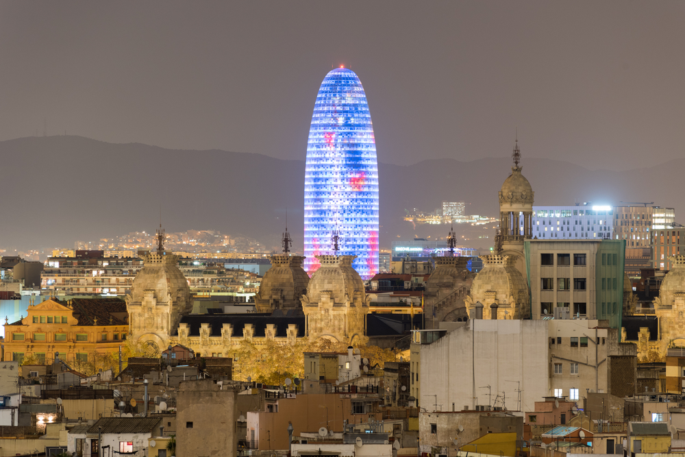 Torre Agbar w Barcelonie